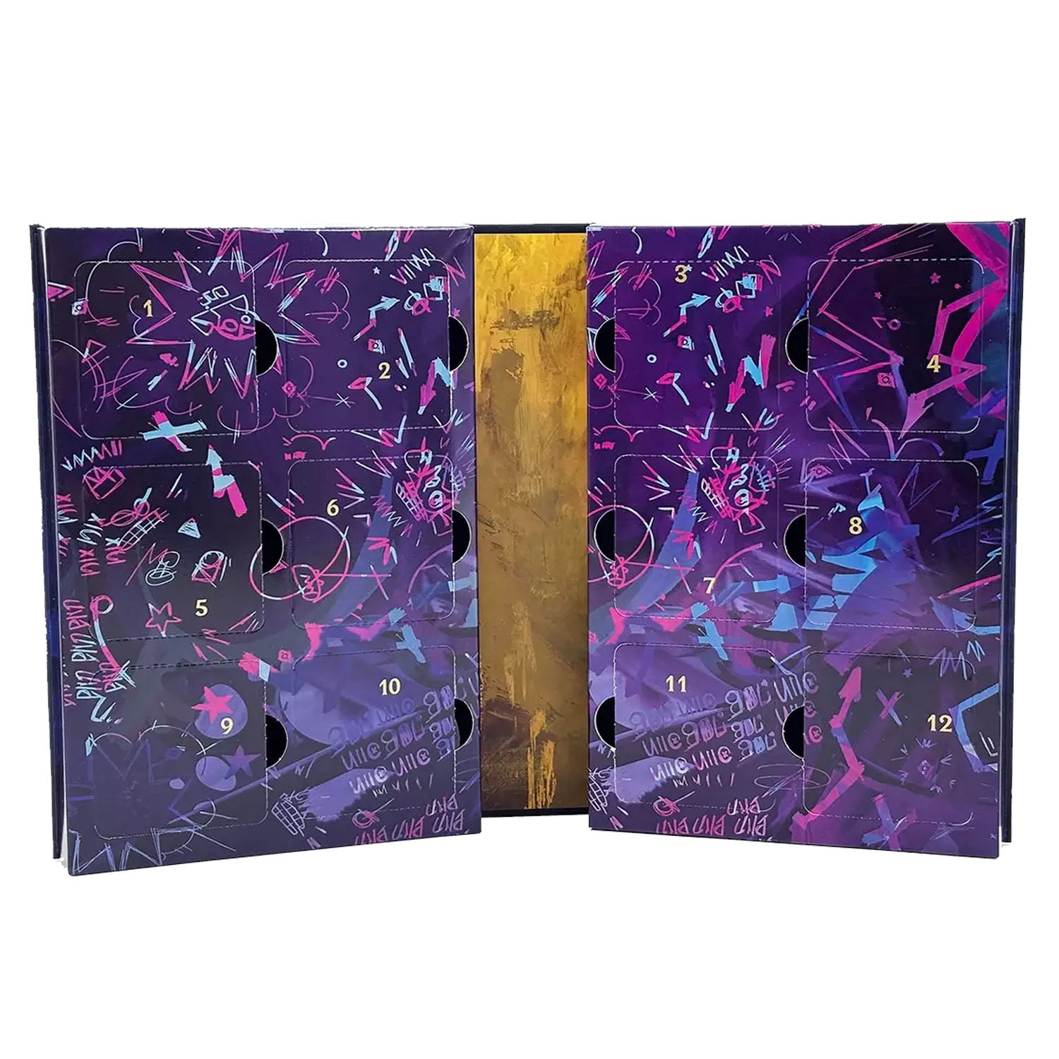 Countdown gift box with 12 individual compartments 
