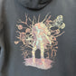 Close up of Last of Us Infected graphic on a hoodie