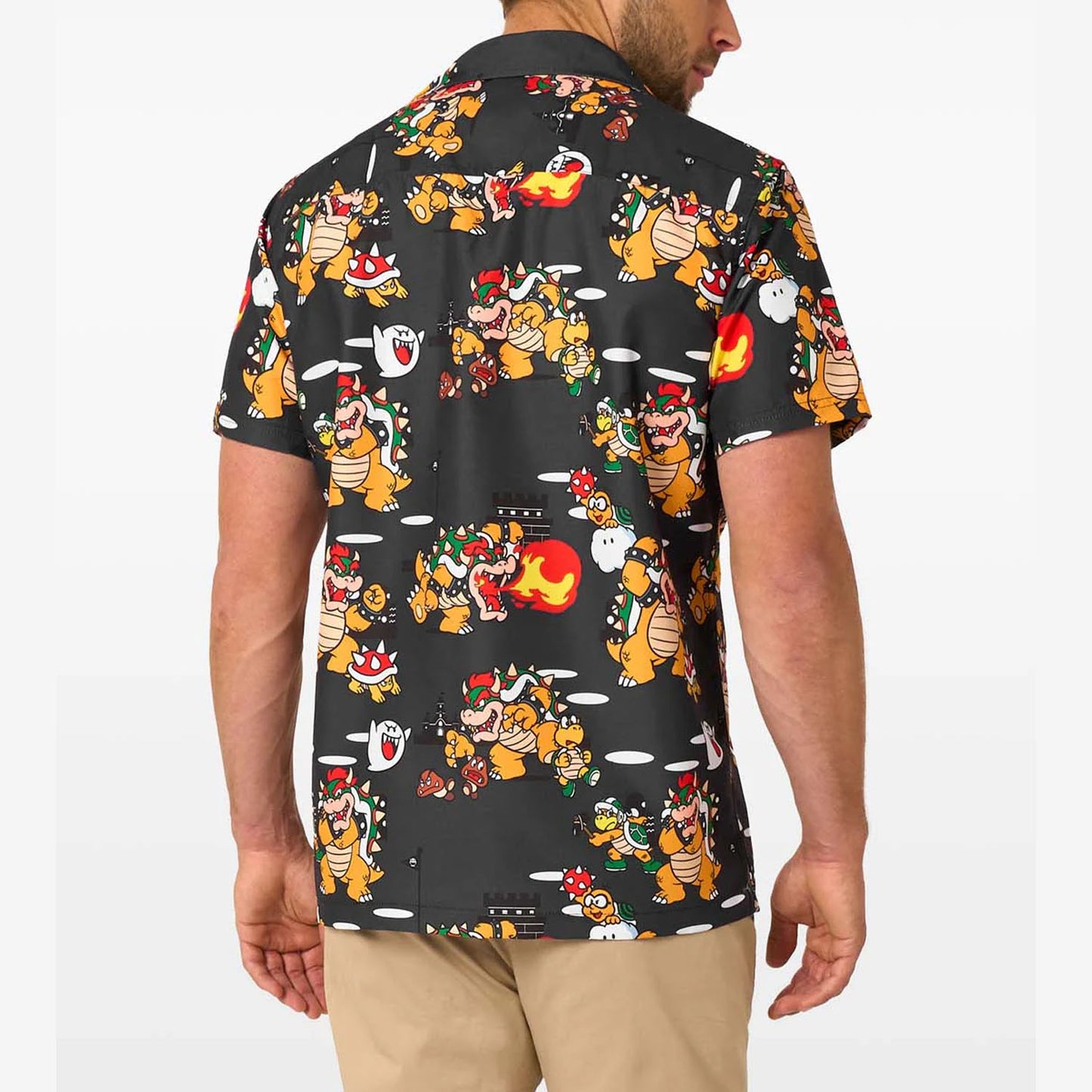 Super Mario Bowser's Mayhem Button Up Shirt