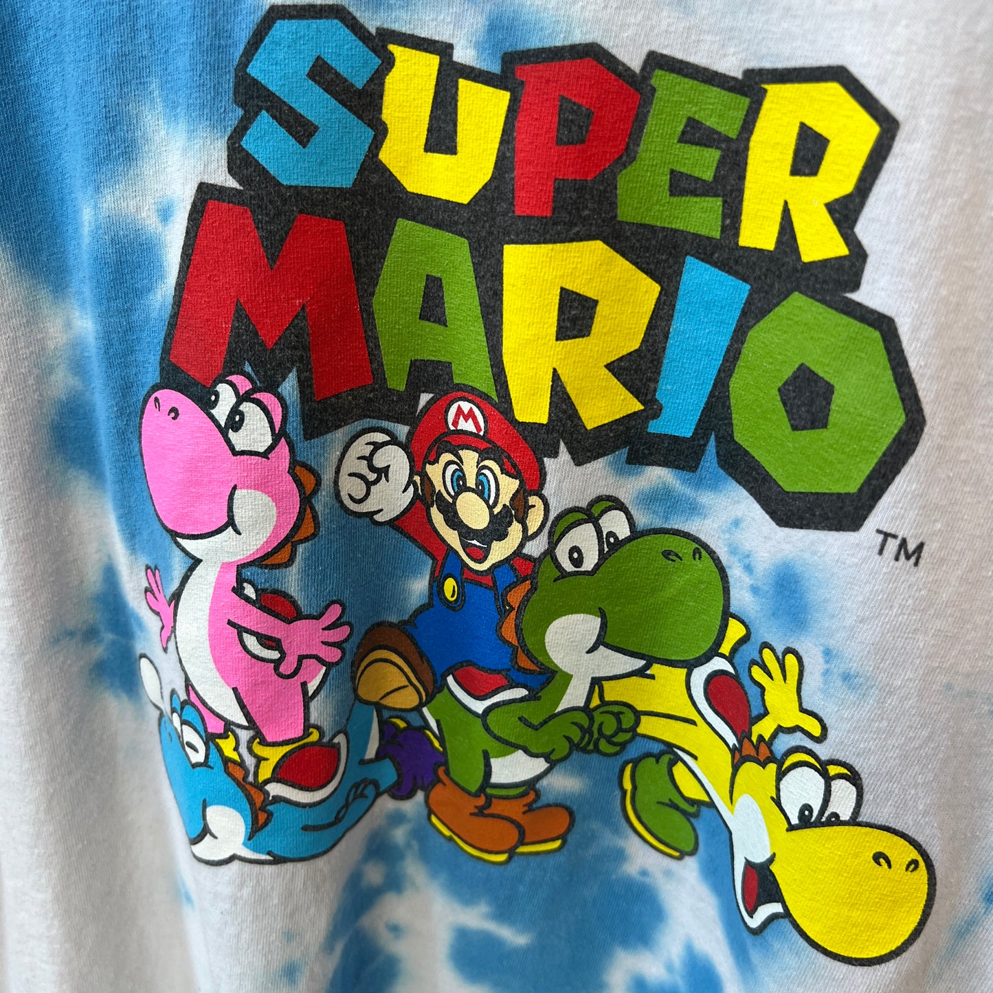 Pre-Owned Super Mario Yoshi Tie-Dye Tee