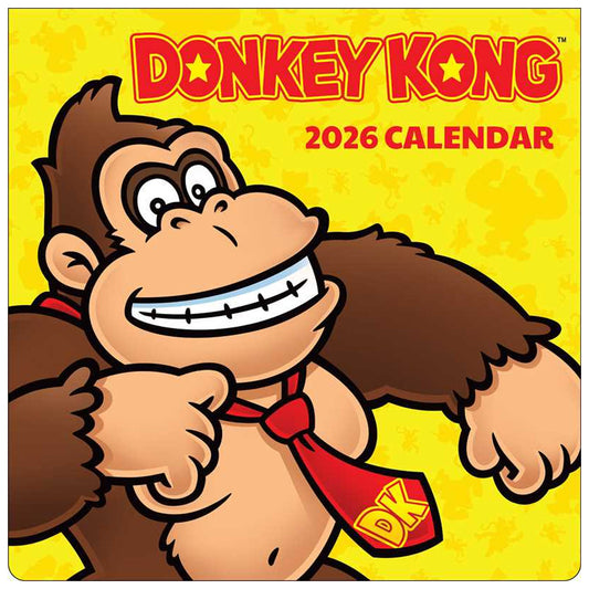 Donkey Kong 2026 Wall Calendar