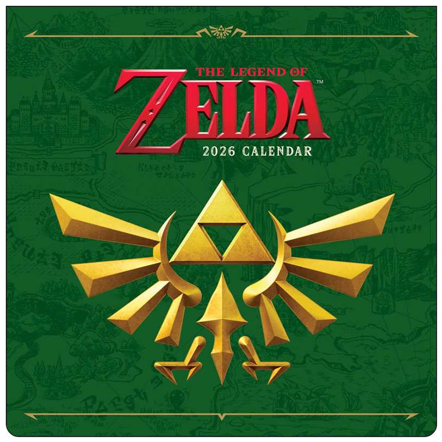 Legend of Zelda 2026 Wall Calendar