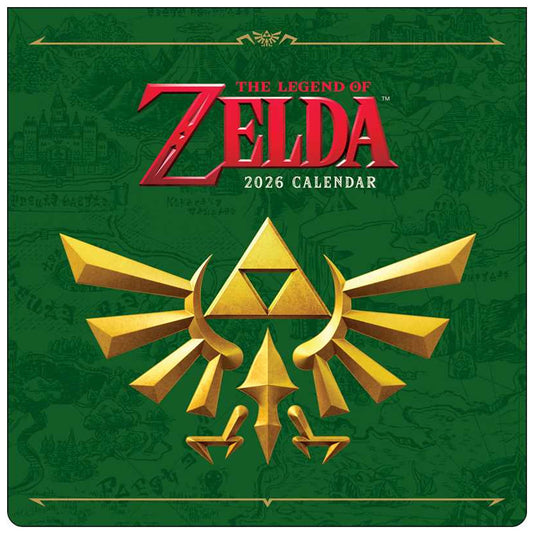 Legend of Zelda 2026 Wall Calendar