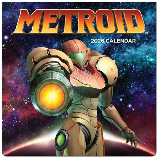 Metroid 2026 Wall Calendar