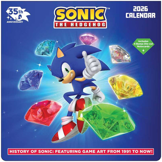 Sonic 2026 Wall Calendar