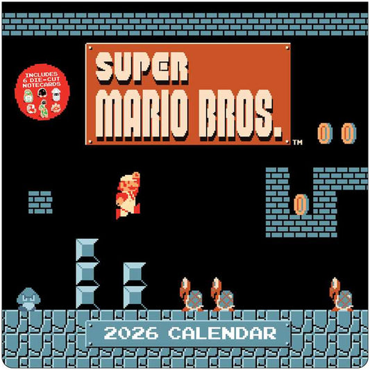 Super Mario Bros. 8-bit 2026 Wall Calendar (Copy)