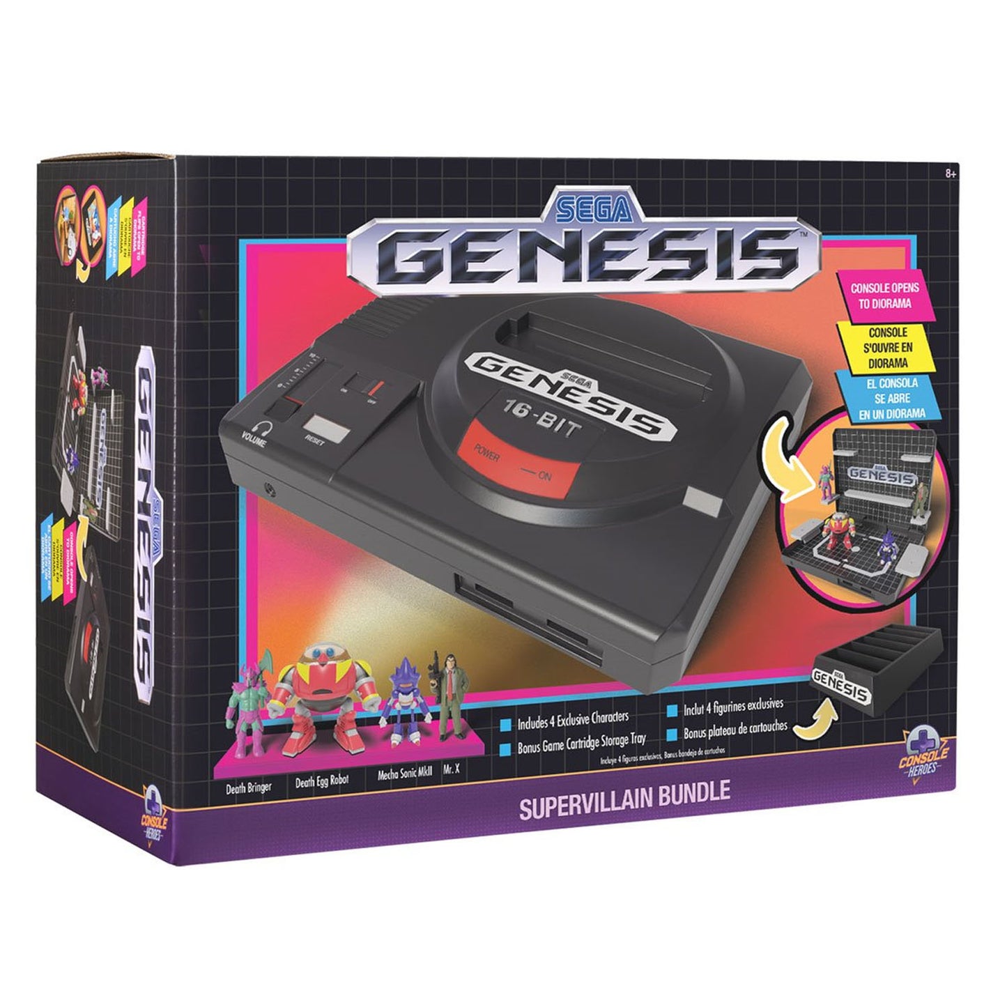 Console Heroes - Sega Genesis Super Villain Diorama Playset