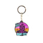 Cyberpunk 2077 Night City silicone keychain 