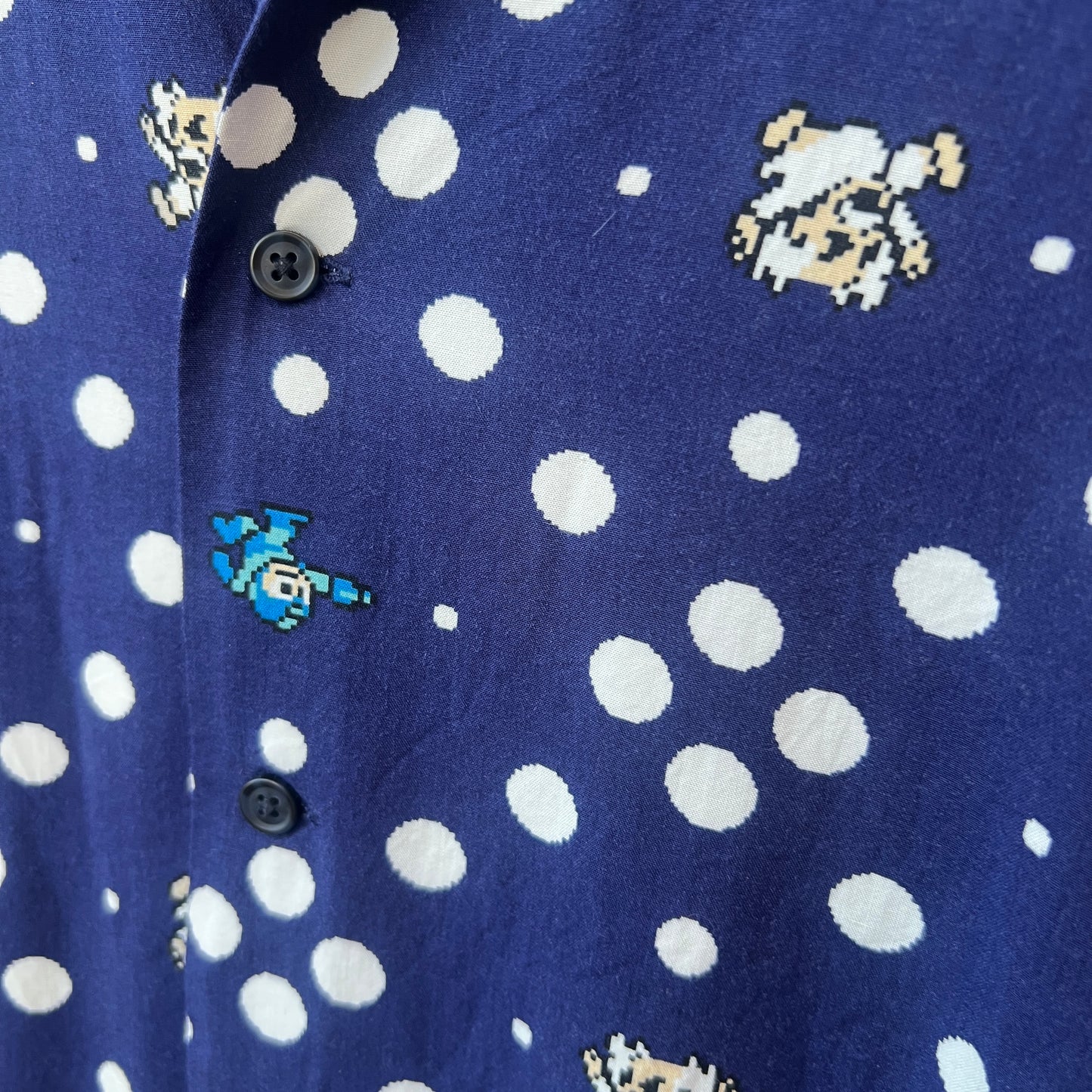 Pre-Owned Mega Man Button-Up Shirt