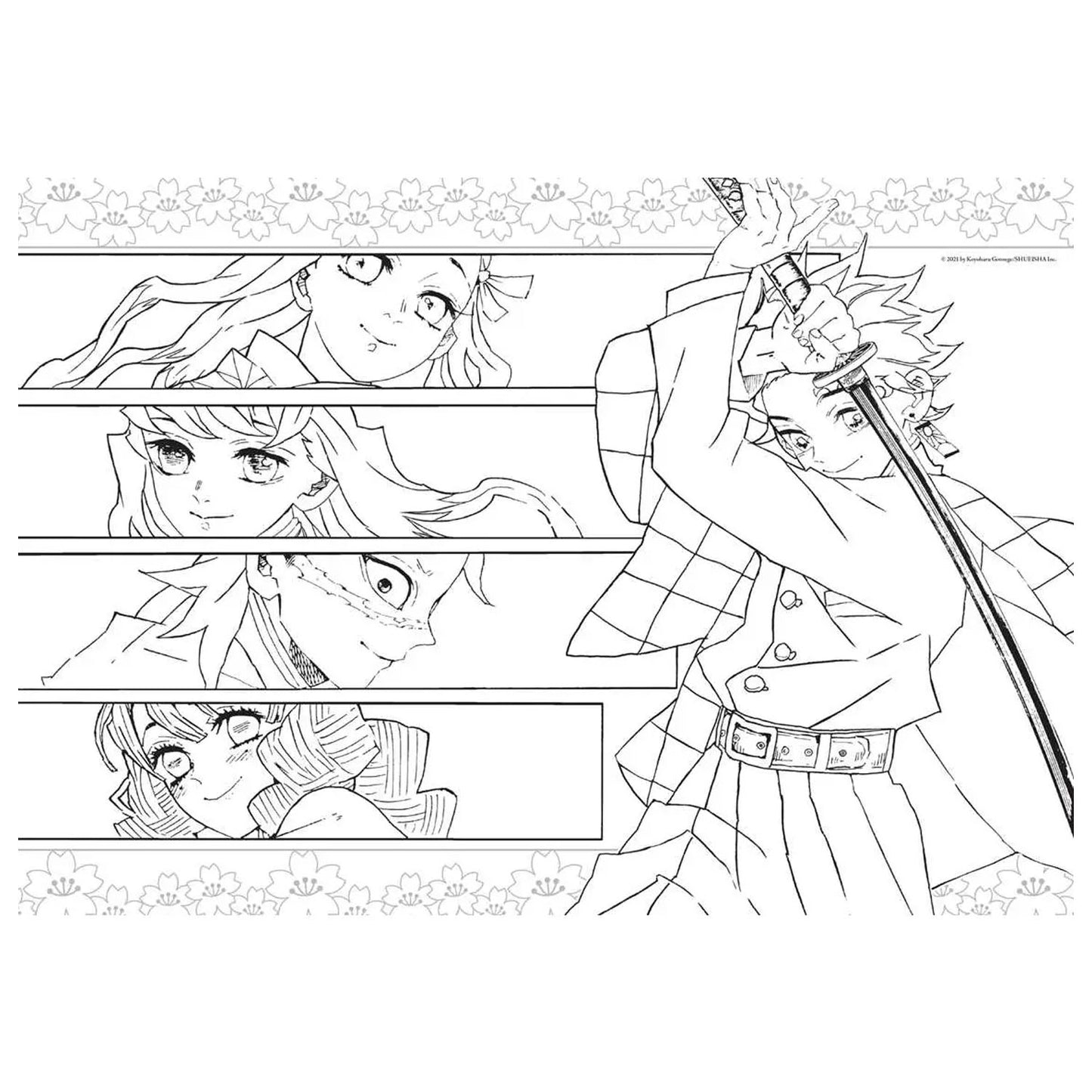 Demon Slayer: Kimetsu no Yaiba: The Official Coloring Book
