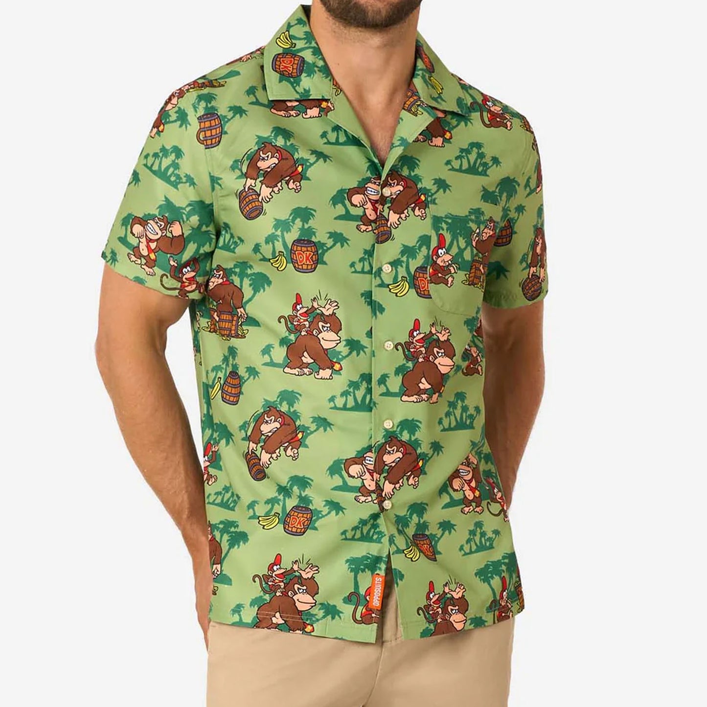 Donkey Kong Country Button Up Shirt