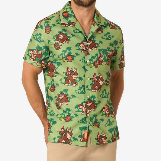 Donkey Kong Country Button Up Shirt