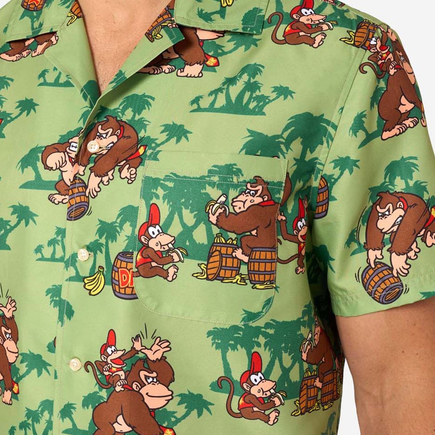Donkey Kong Country Button Up Shirt