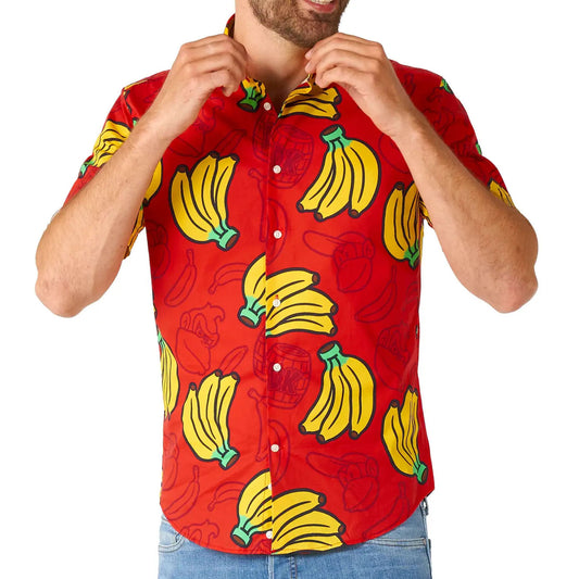 Donkey Kong Gone Bananas Button-Down Shirt