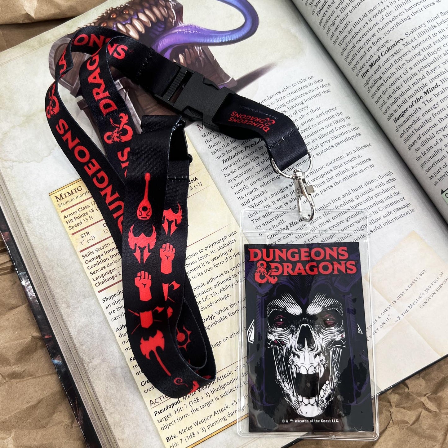 Dungeons & Dragons Class Icons Lanyard