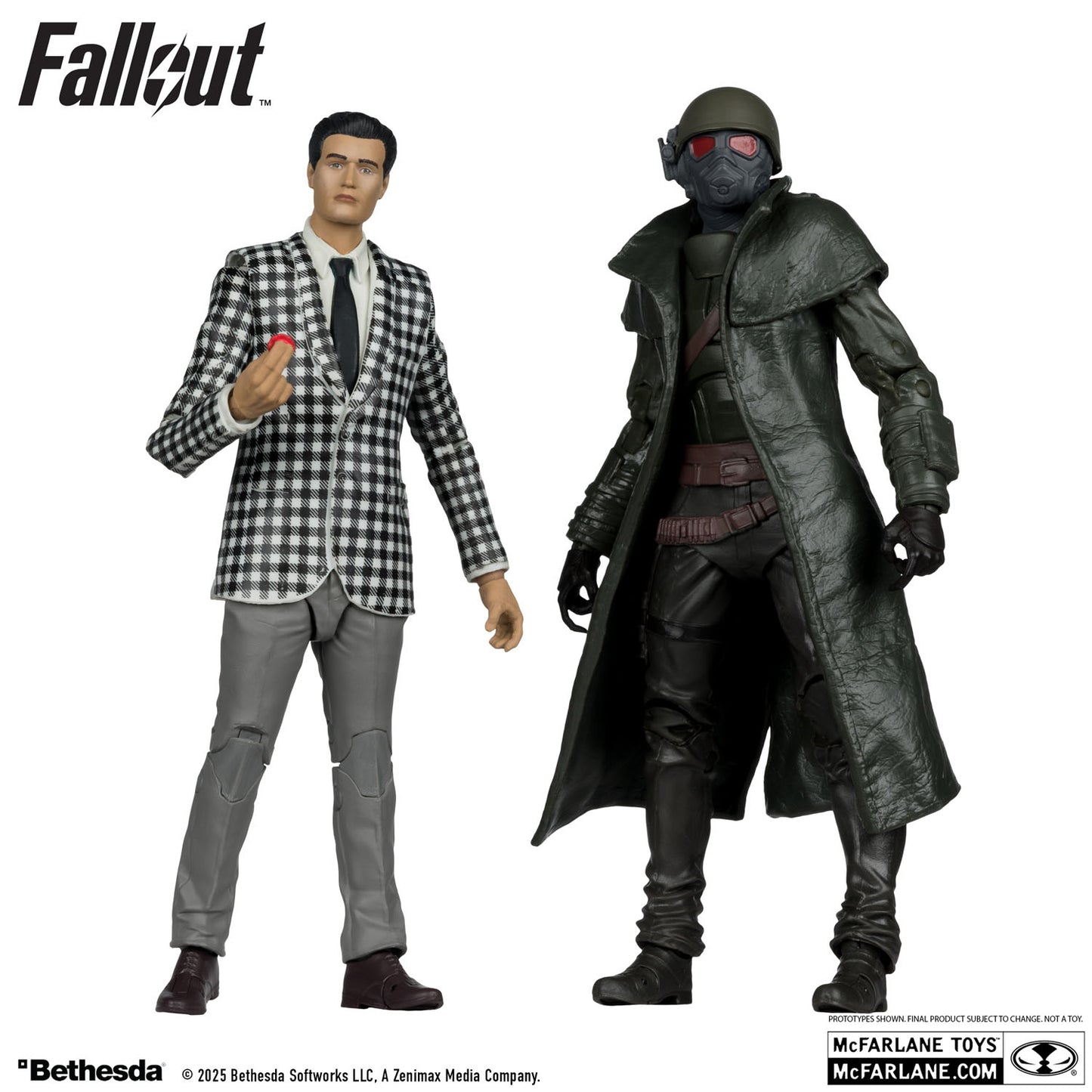 Fallout: New Vegas Riot Ranger Armor & Benny Figure Set
