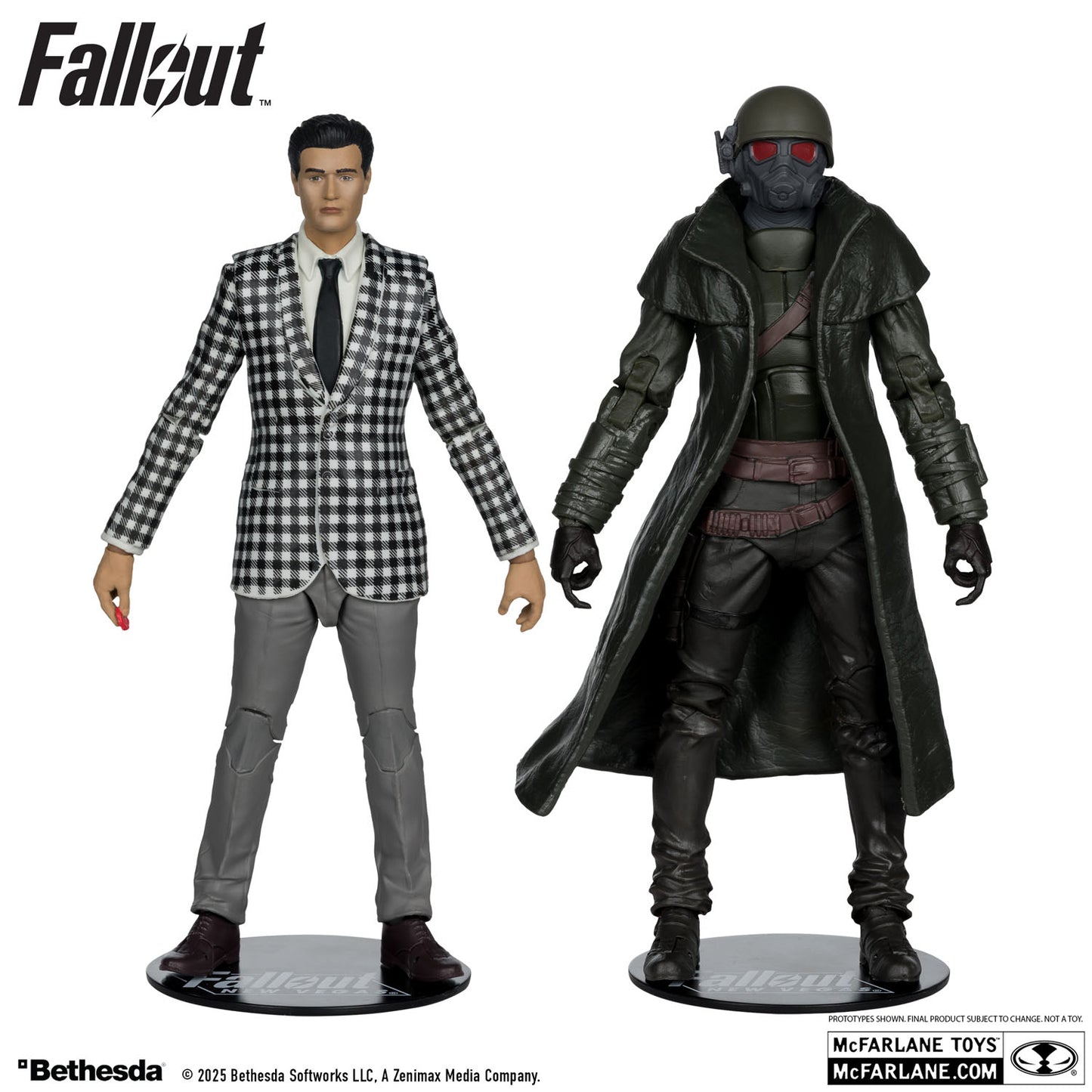 Fallout: New Vegas Riot Ranger Armor & Benny Figure Set