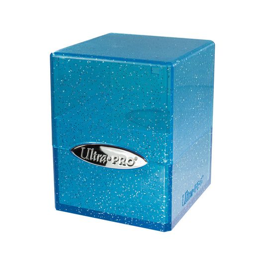 Glitter Cube Deck Box - Blue