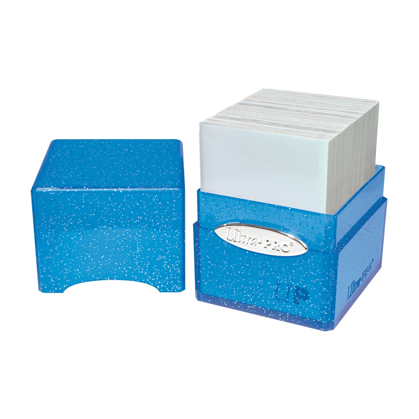 Glitter Cube Deck Box - Blue