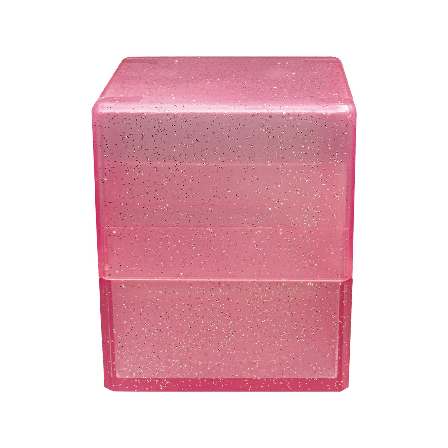 Glitter Cube Deck Box - Pink