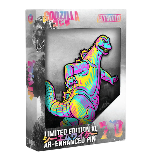Pinfinity - Godzilla XL CMYK Edition AR Pin (Showa Era)