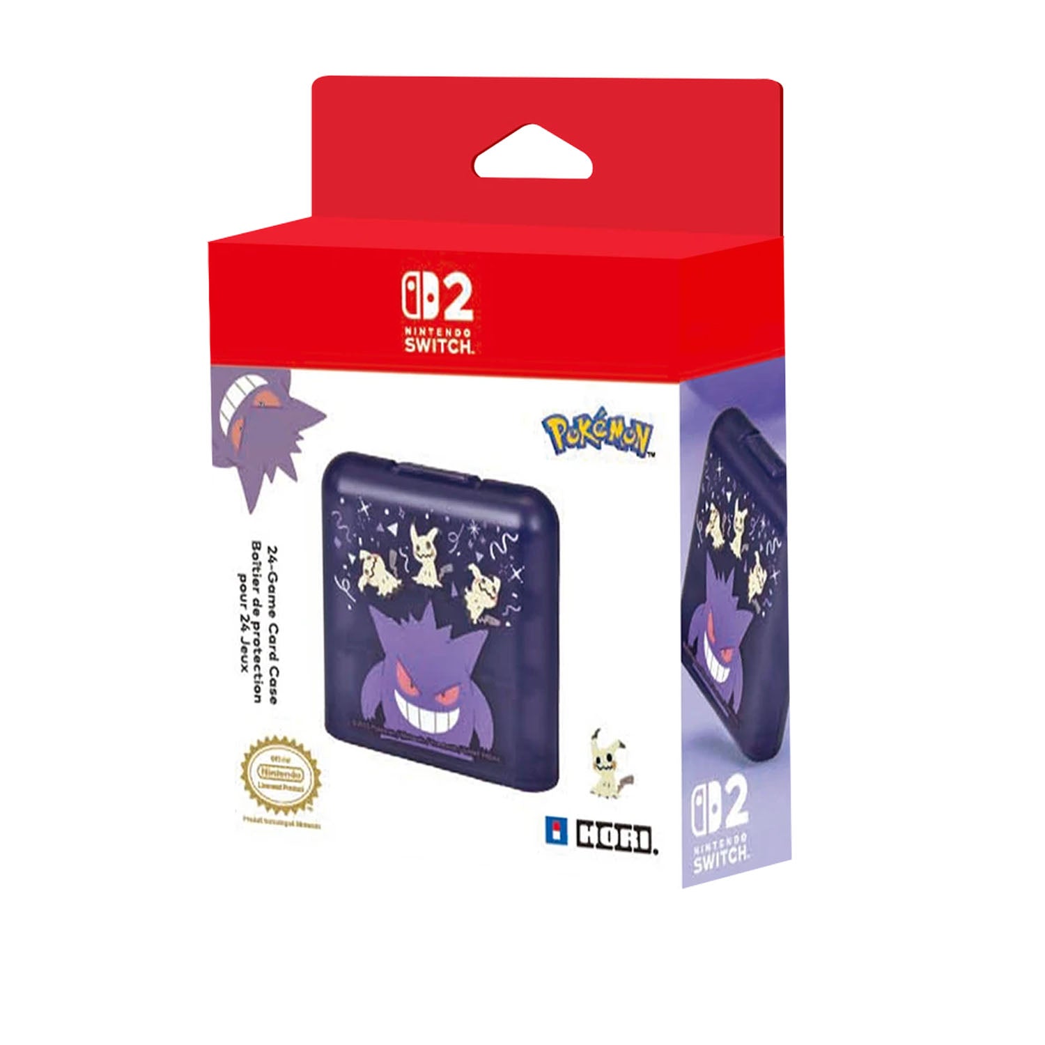 Box packaging of Switch game carrying case with Gengar 