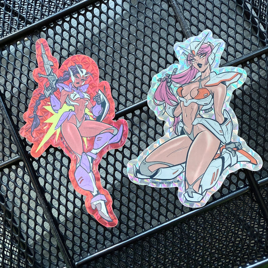 Babs Tarr Mecha Babe Sticker