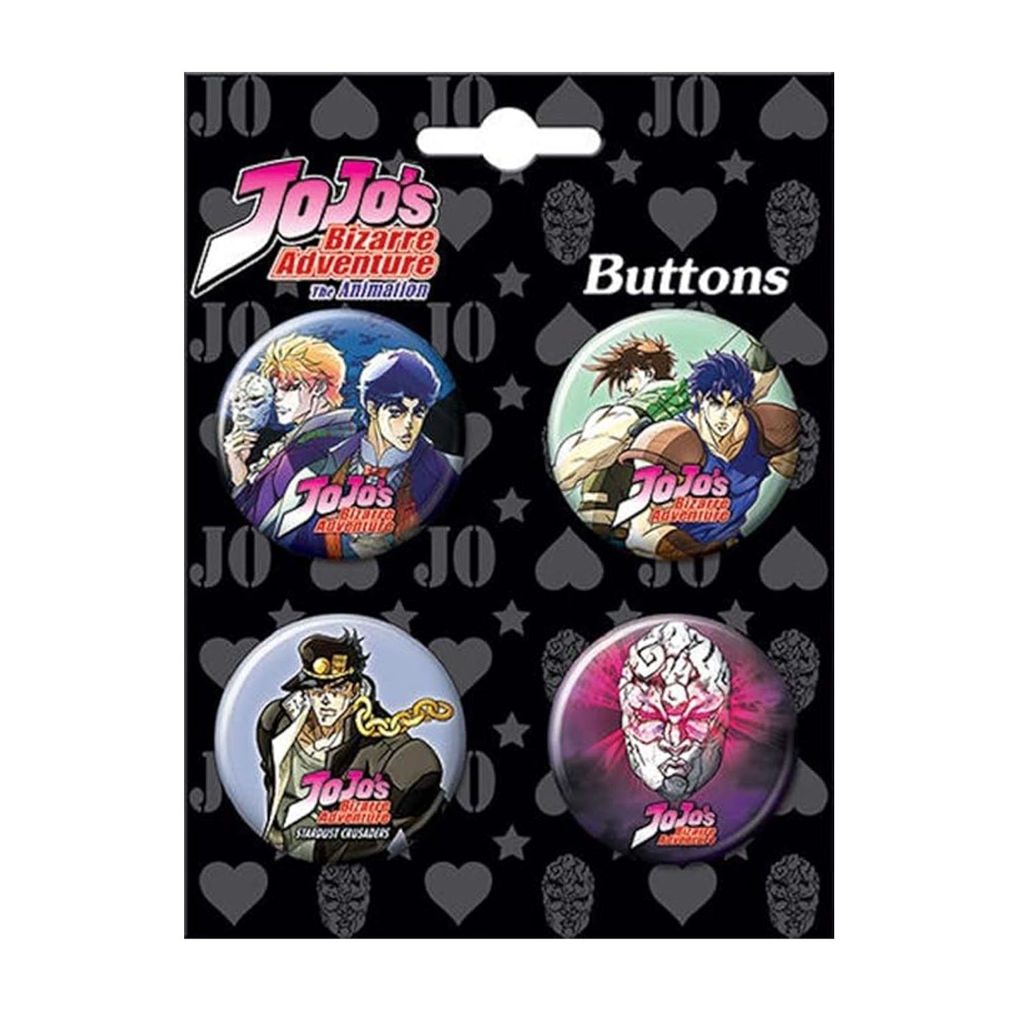 Jojo's Bizarre Adventure Button Pack