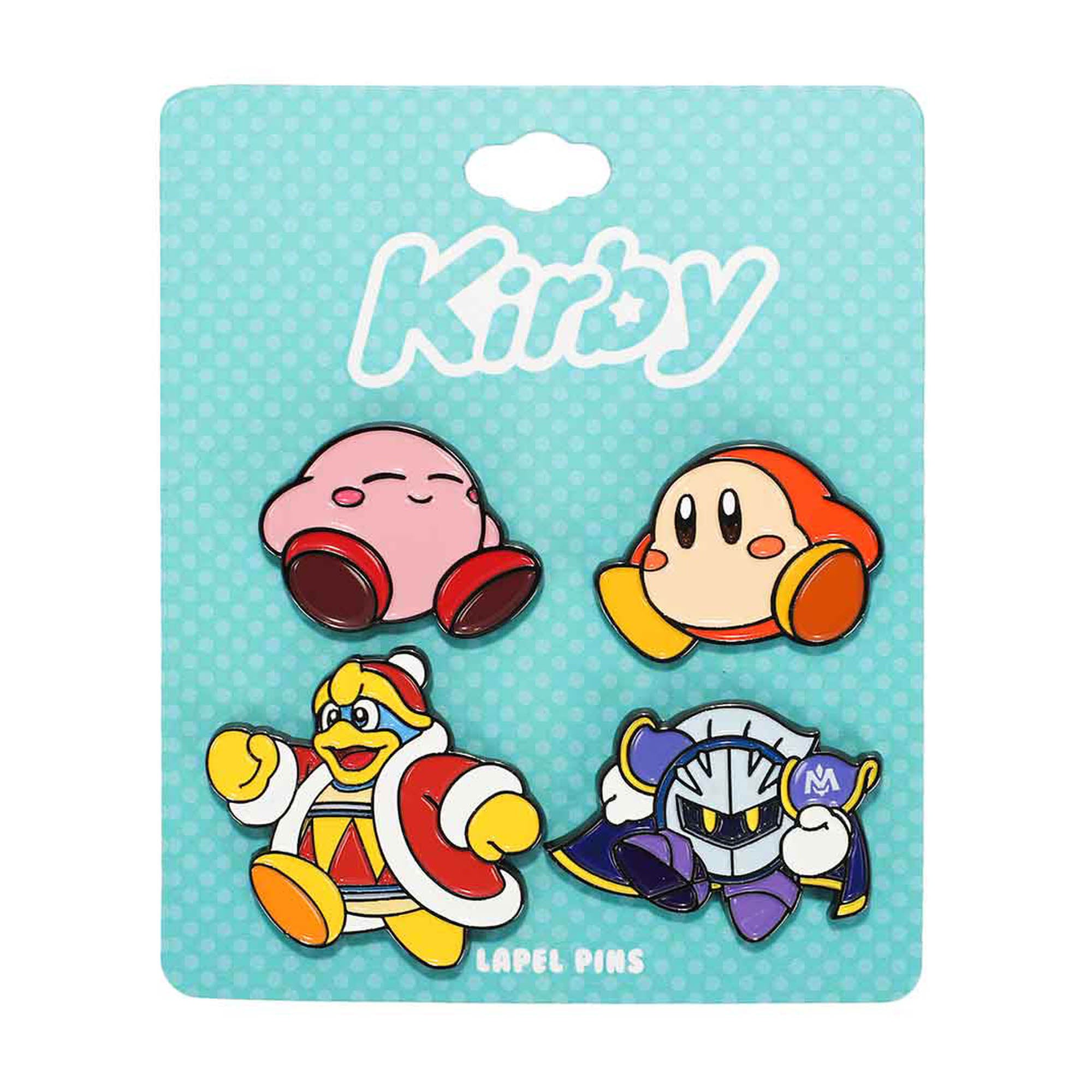 New! Kirby Game Character Pink Enamel Metal Pin set 5 pcs Kirby Nintendo  Game