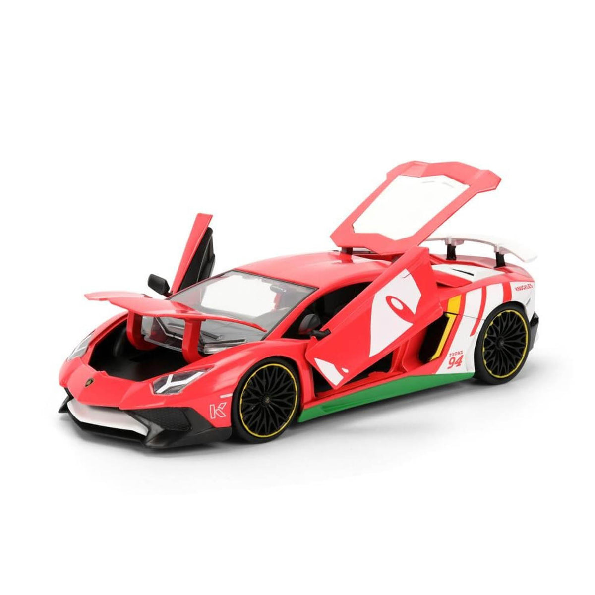 Sonic The Hedgehog Knuckles 1/24 Scale Lamborghini Die-Cast Vehicle