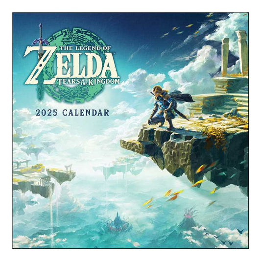 Legend of Zelda: Tears of the Kingdom 2025 Wall Calendar