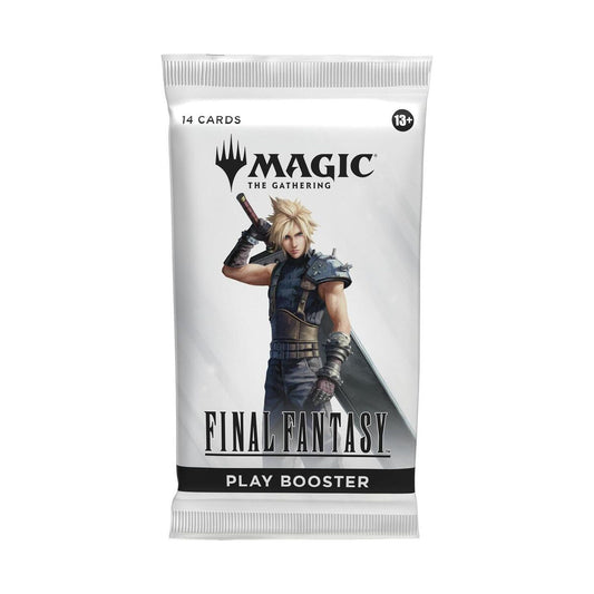 Magic: The Gathering Final Fantasy play booster pack on a white background