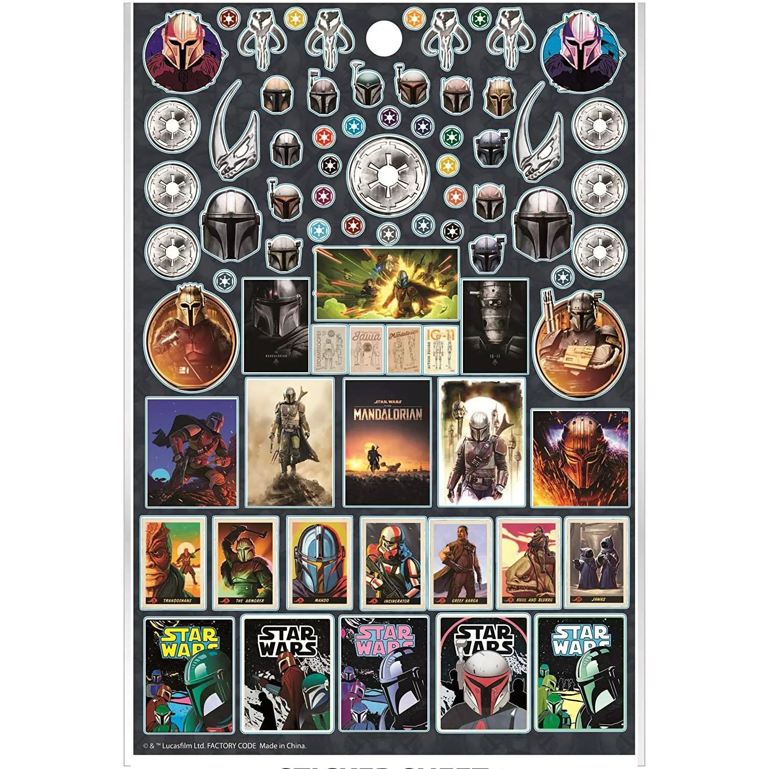 Mandalorian Computer Sticker Star Wars The Mandalorian Sticker Set – GeekyGlamorous