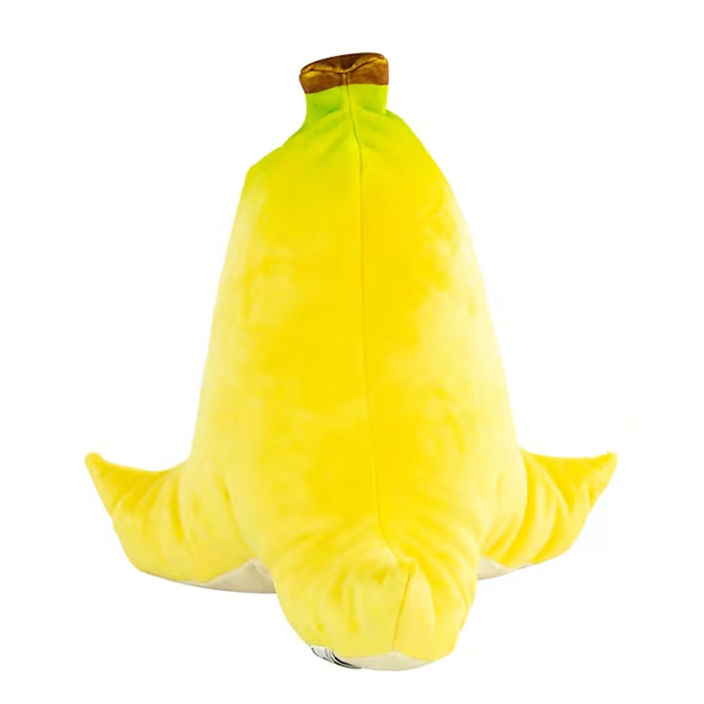 Banana plush from Mario Kart on a white background
