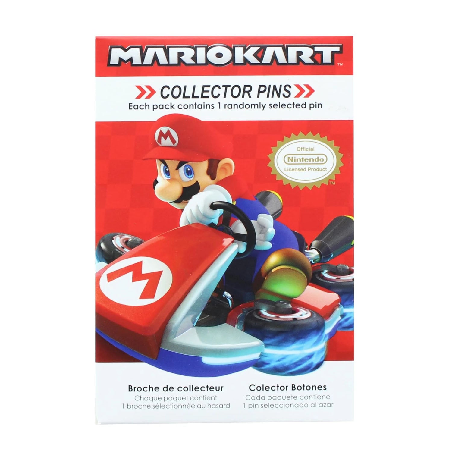 Super Mario Bros. Mario Cart Video Game Bowser Figure Metal Enamel Pin NEW