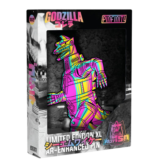 Pinfinity - Mechagodzilla XL CMYK Edition AR Pin (Showa Era)