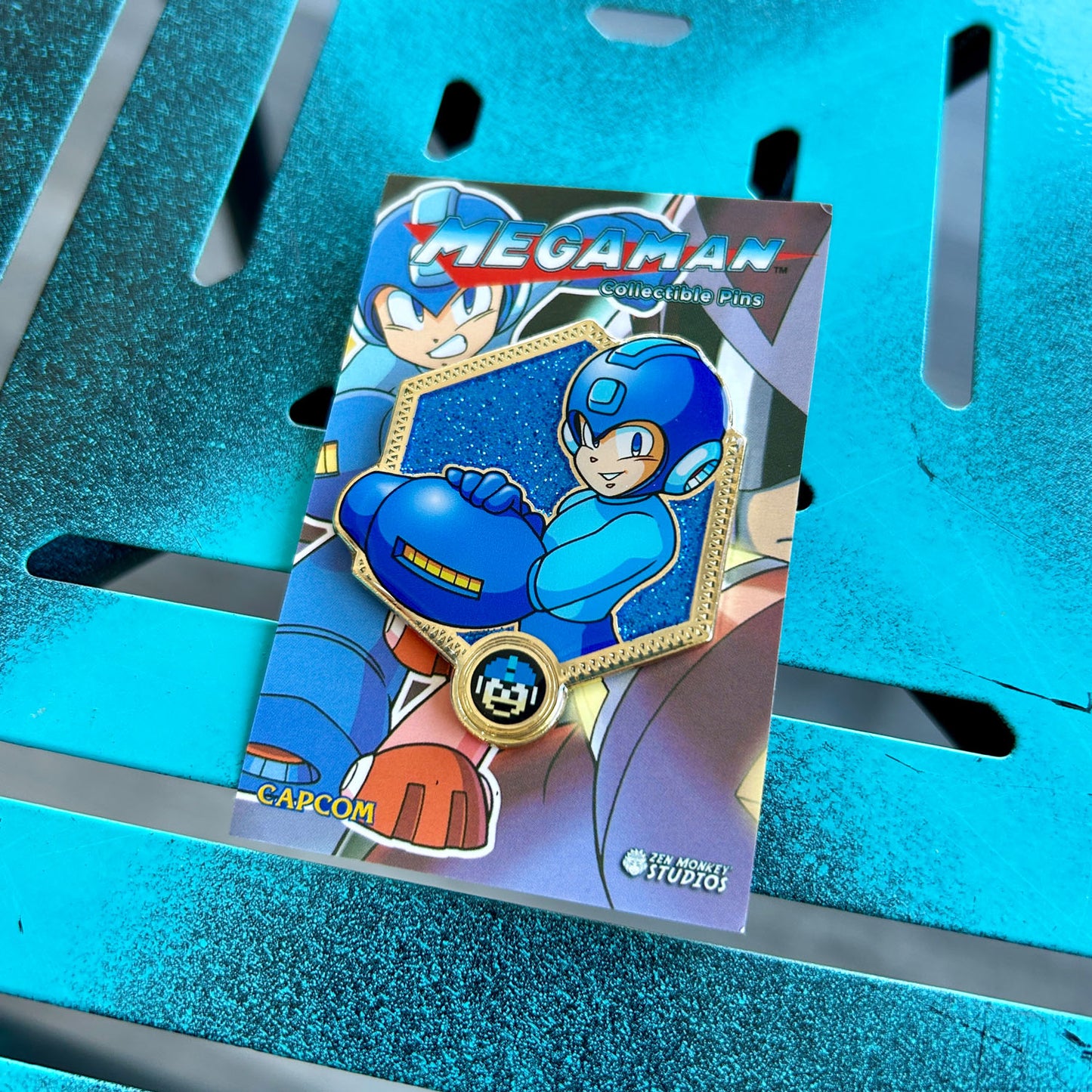 Mega Man Frame Pin