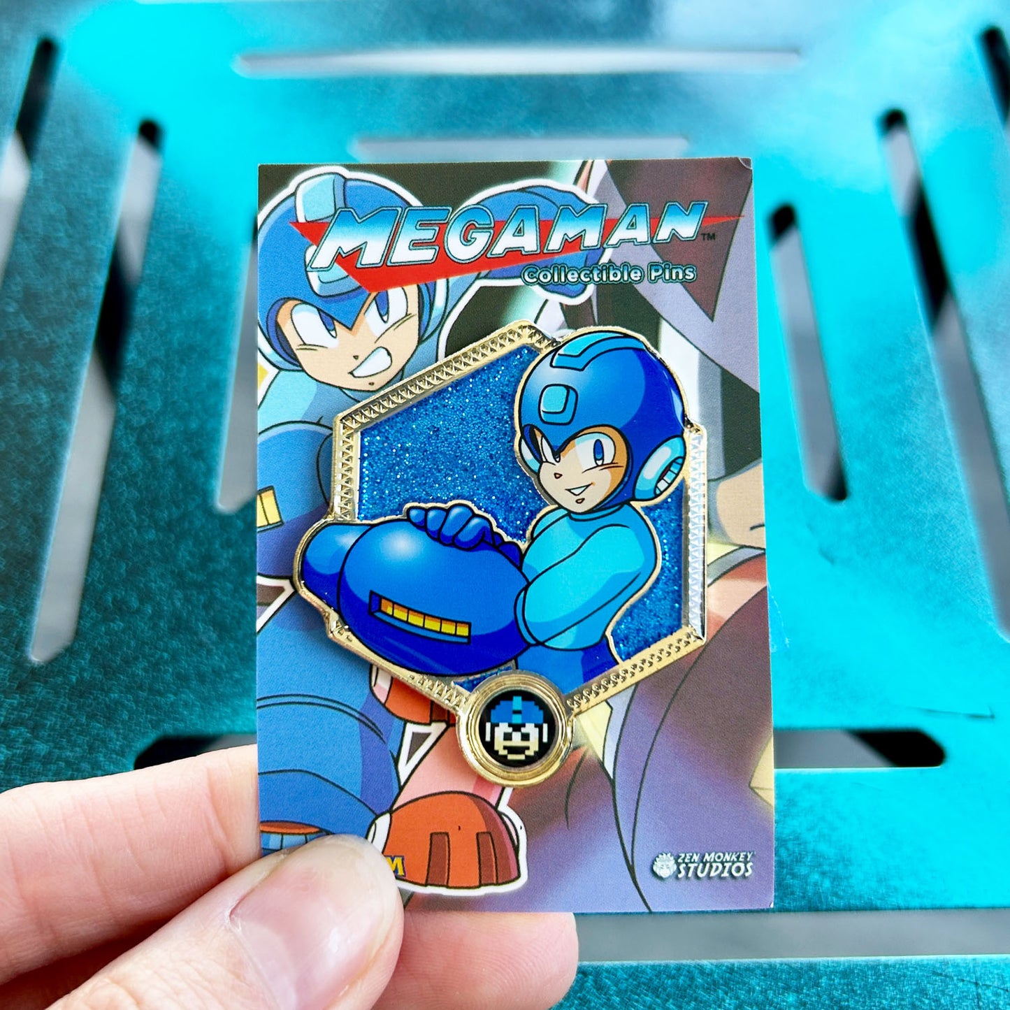 Mega Man Frame Pin