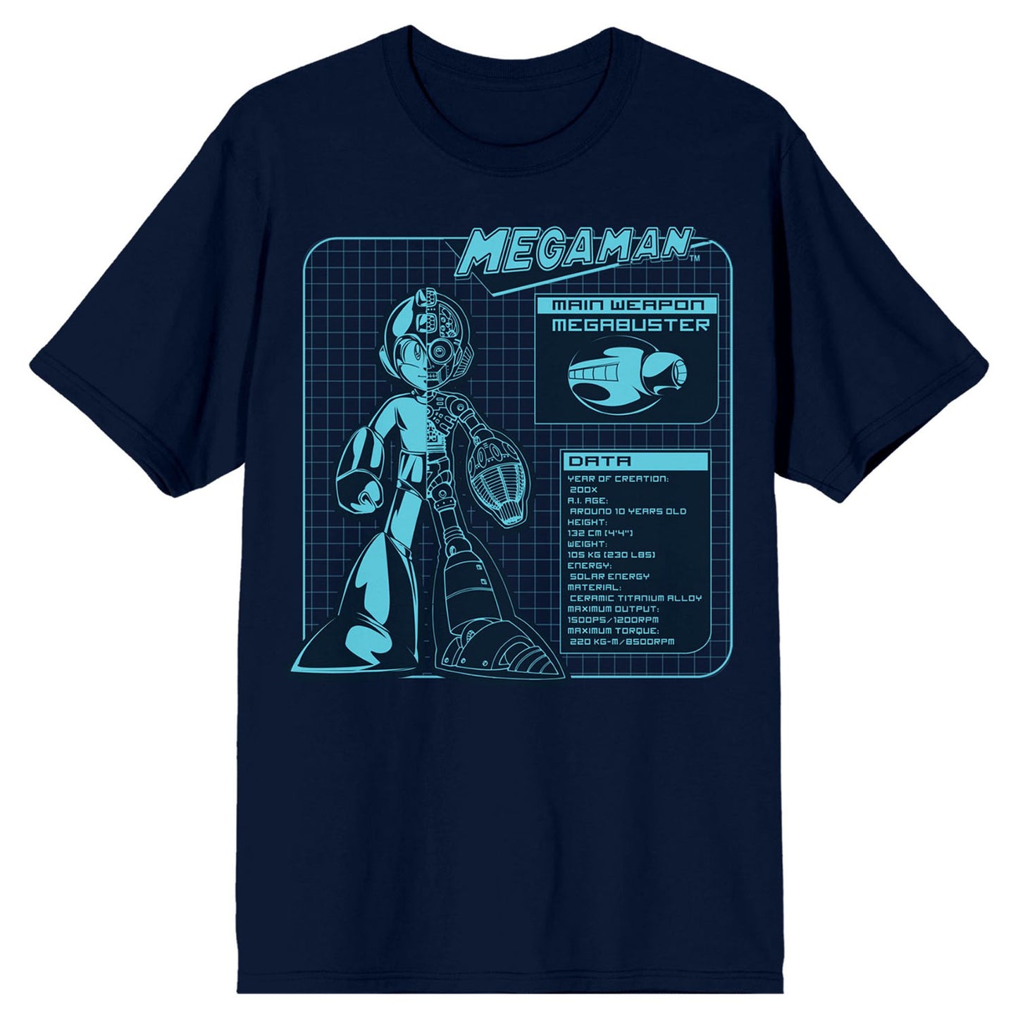 Mega Man Stats Tee