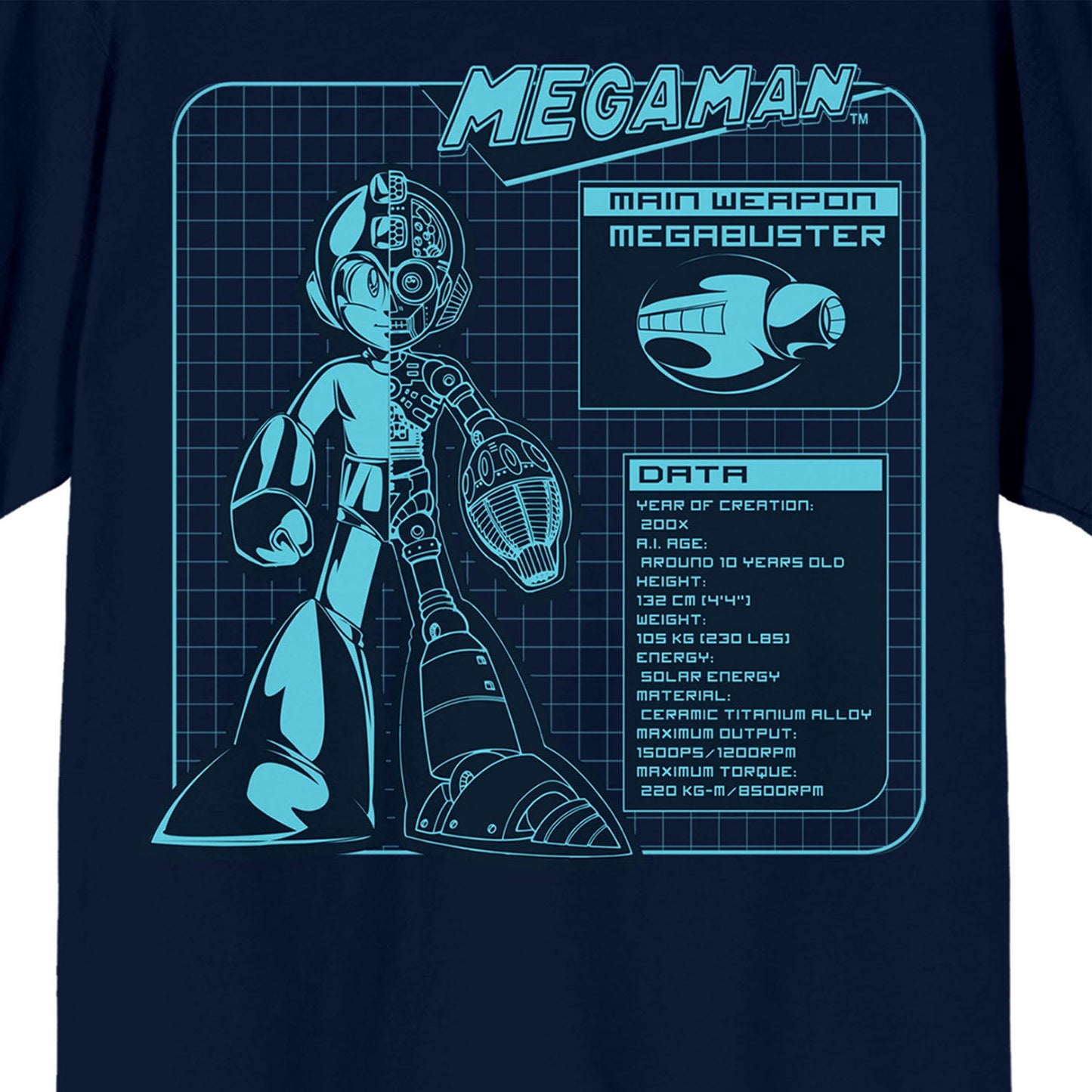 Mega Man Stats Tee