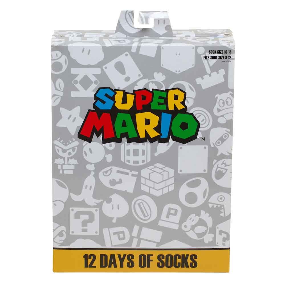 Super Mario 12-Day Sock Set