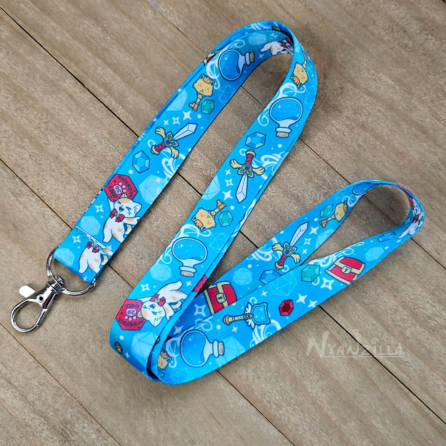 Nyanzilla - Purrfect Roll Lanyard