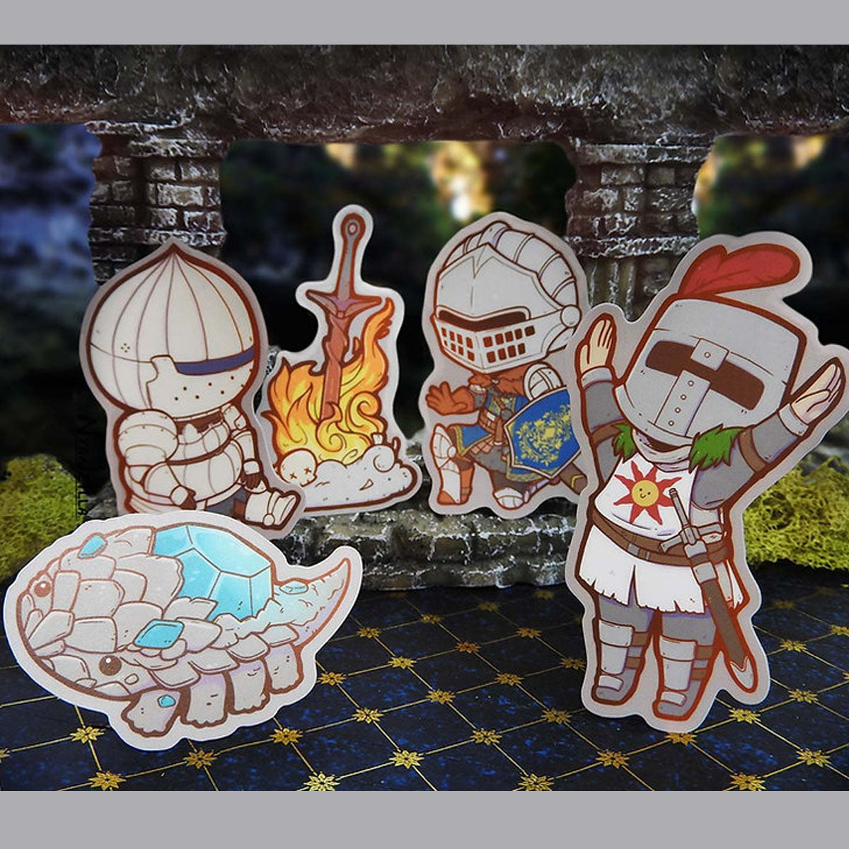 Nyanzilla - Bonfire Lit Sticker Set