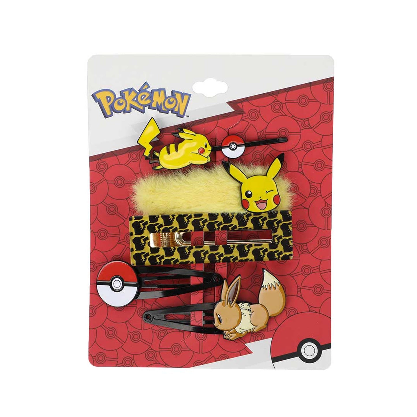 Pokémon Pikachu and Eevee Hair Clip Set