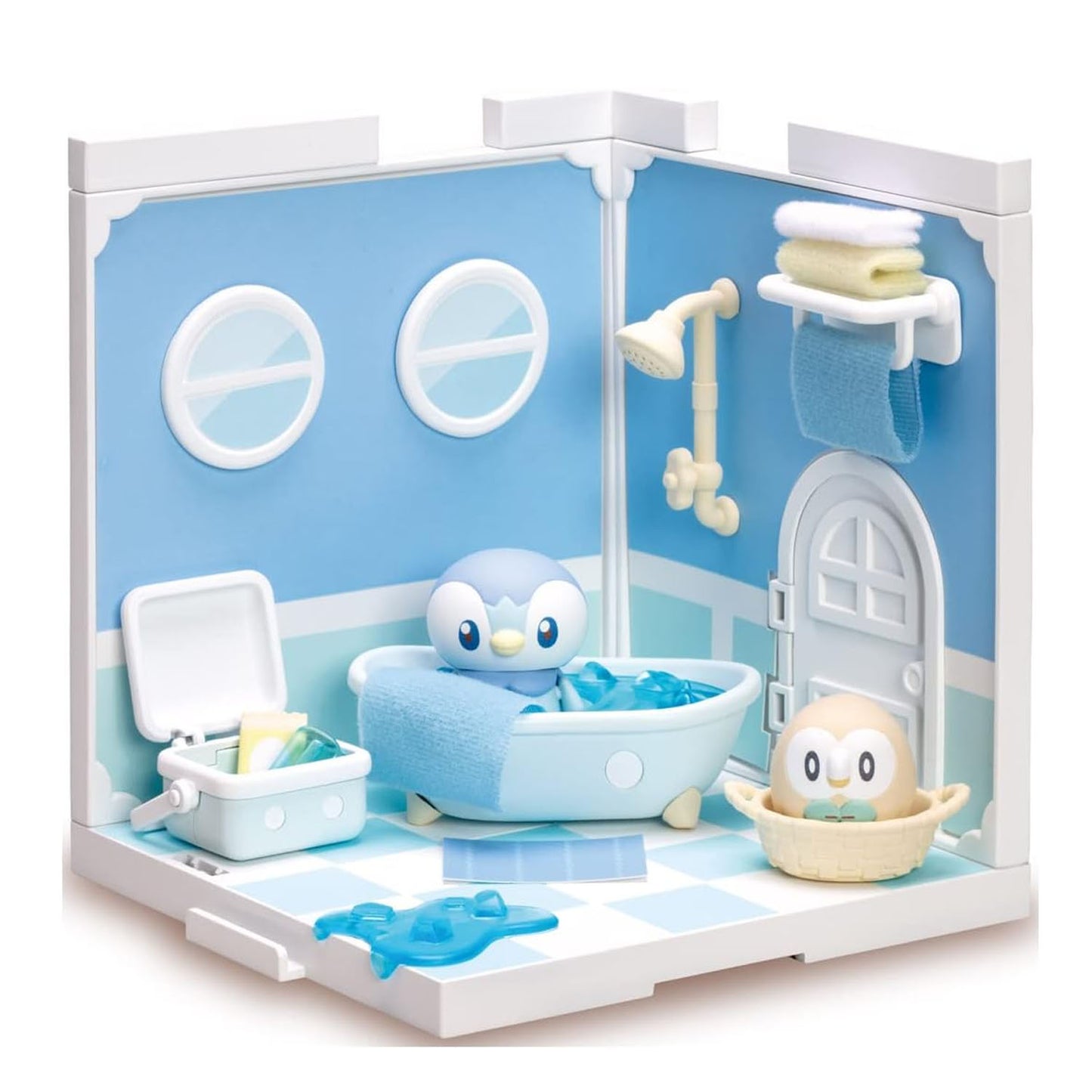 Pokémon Peaceful Place Playset - Piplup and Rowlet