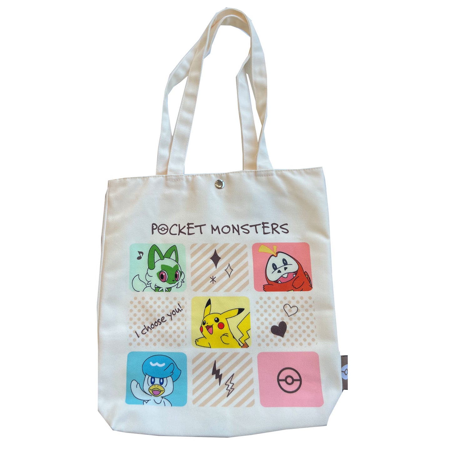 Pokémon Scarlet and Violet Canvas Tote