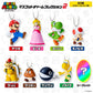 Collection of Super Mario Bros character keychains 