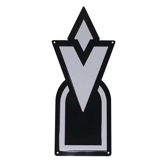 Black and white sign icon from video game, The Elder Scrolls V: Skyrim. 