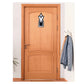 Door with tin sign of the quest marker from The Elder Scrolls V: Skyrim. 
