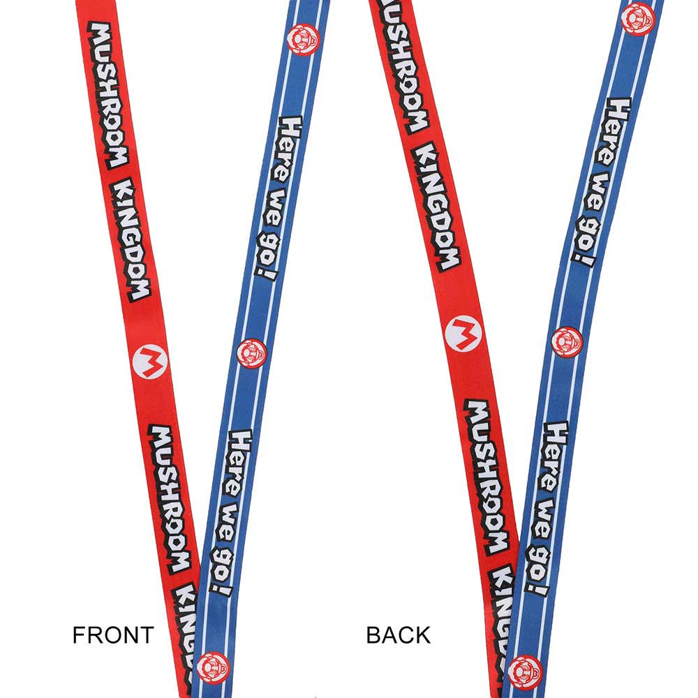 Super Mario Mushroom Kingdom Lanyard